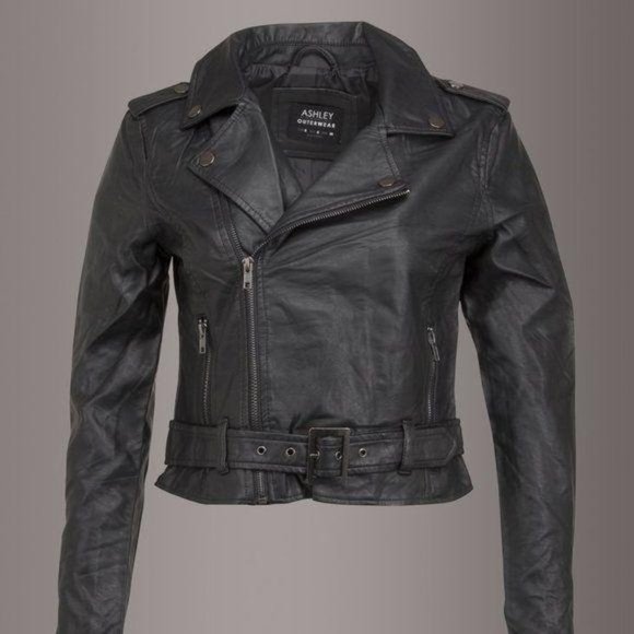 Ashley Outerwear Los Angeles Faux Leather Jacket - Picture 2 of 8